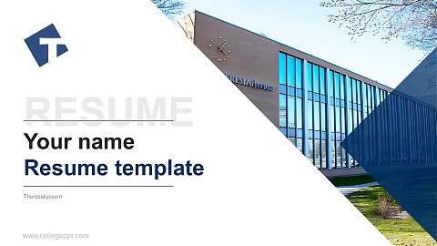 Theresialyceum Resume PPT Template