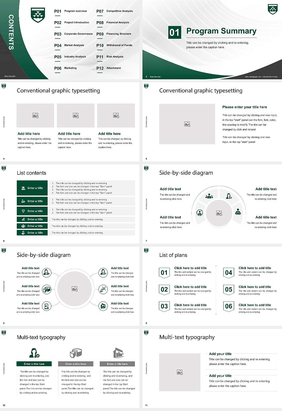 Victoria University of Wellington Competition/Entrepreneurship Contest PPT Template16:9 ratio PPT effect preview image2