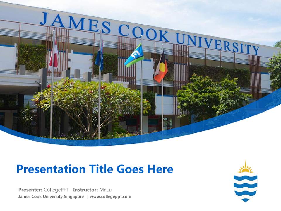 James Cook University Singapore Course/Courseware Creation PPT Template4:3 ratio PPT effect preview image5