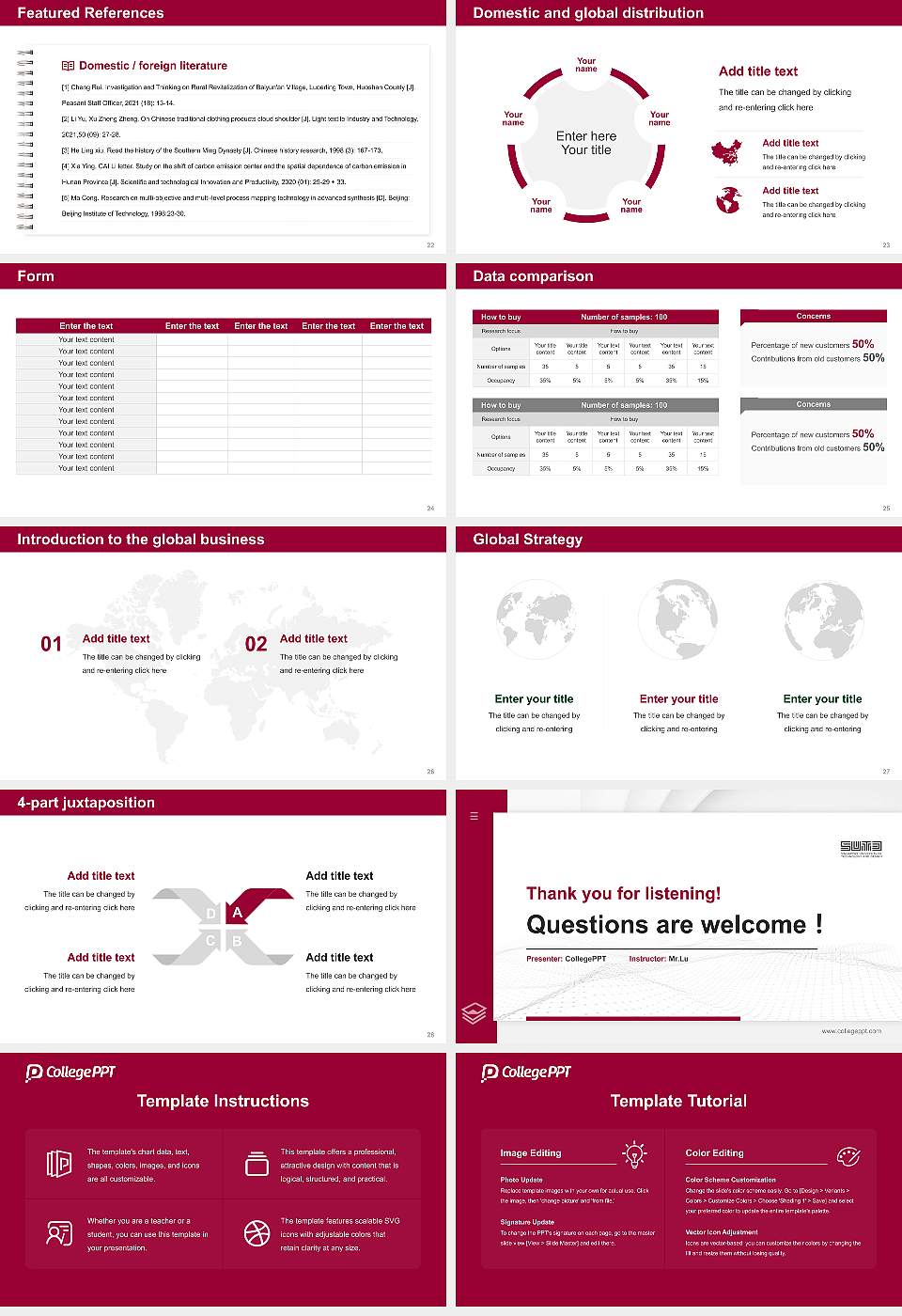 Singapore University of Technology and Design Thesis Proposal/Graduation Defense PPT Template16:9 ratio PPT effect preview image4