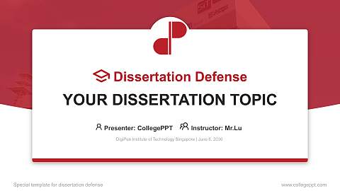 DigiPen Institute of Technology Singapore Graduation Thesis Defense PPT Template