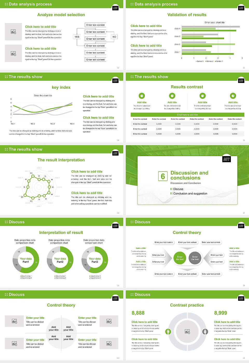 Auckland University of Technology Graduation Thesis Defense PPT Template16:9 ratio PPT effect preview image5