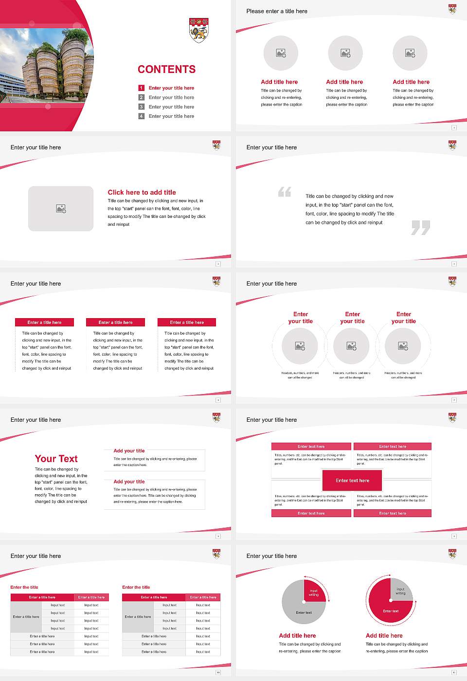Nanyang Technological University Course/Courseware Creation PPT Template16:9 ratio PPT effect preview image2