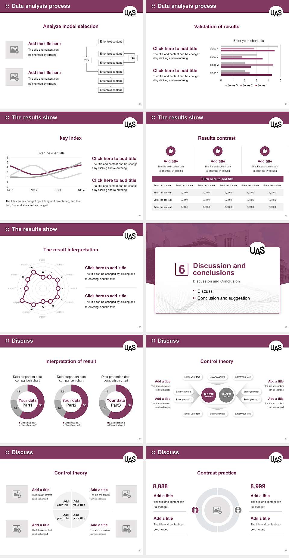 University of the Arts Singapore Graduation Thesis Defense PPT Template4:3 ratio PPT effect preview image5