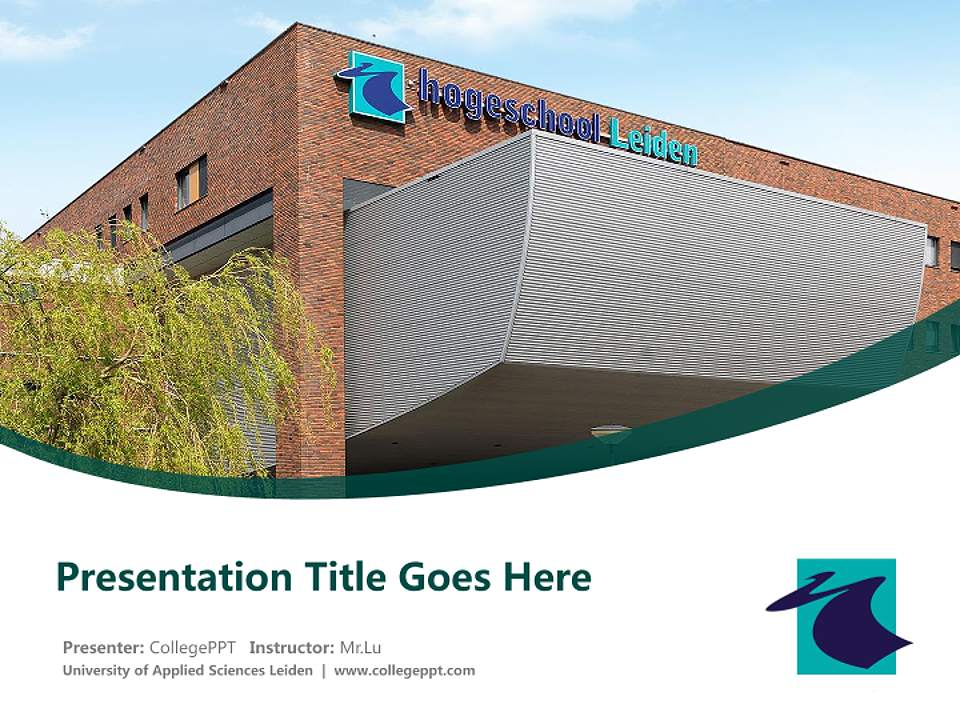 University of Applied Sciences Leiden Course/Courseware Creation PPT Template4:3 ratio PPT effect preview image5