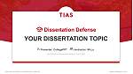 TIAS School for Business and Society Graduation Thesis Defense PPT Template