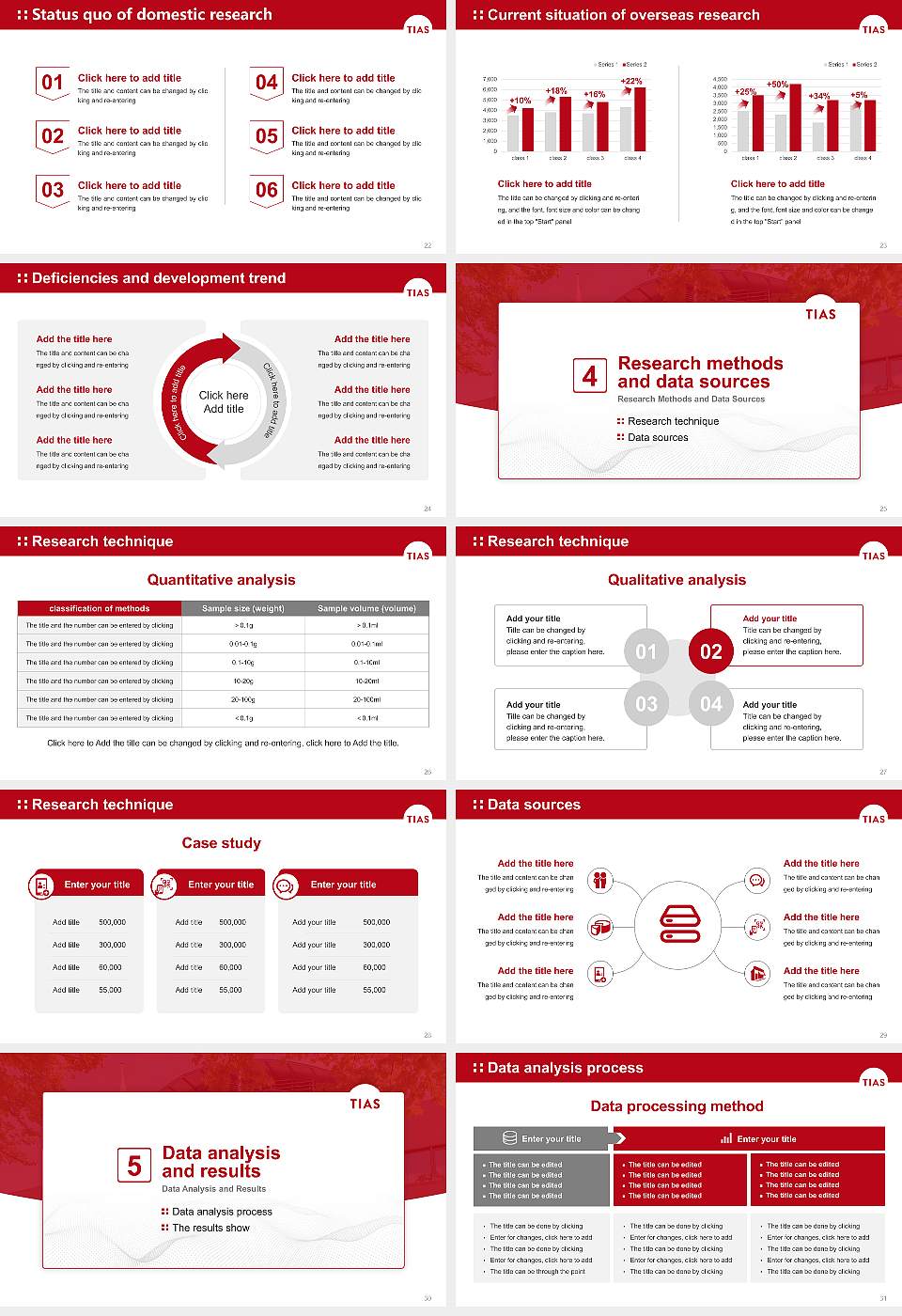 TIAS School for Business and Society Graduation Thesis Defense PPT Template16:9 ratio PPT effect preview image4