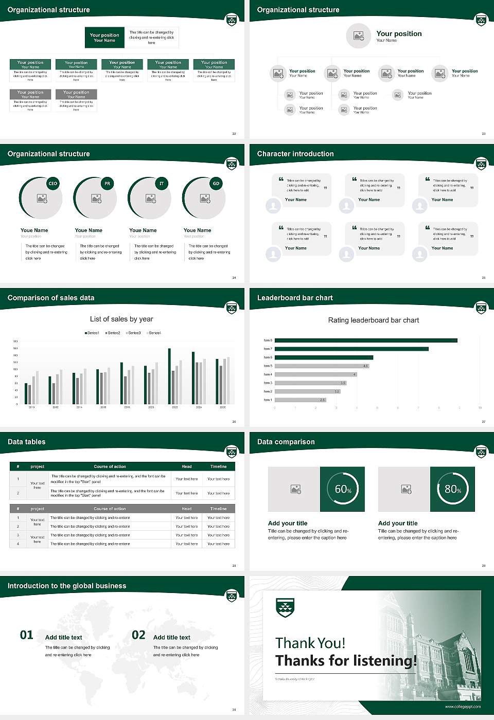 Victoria University of Wellington Academic Presentation/Research Findings Report PPT Template16:9 ratio PPT effect preview image4
