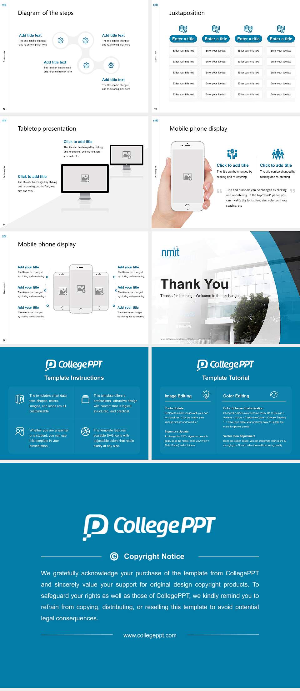 Nelson Marlborough Institute of Technology Competition/Entrepreneurship Contest PPT Template4:3 ratio PPT effect preview image9
