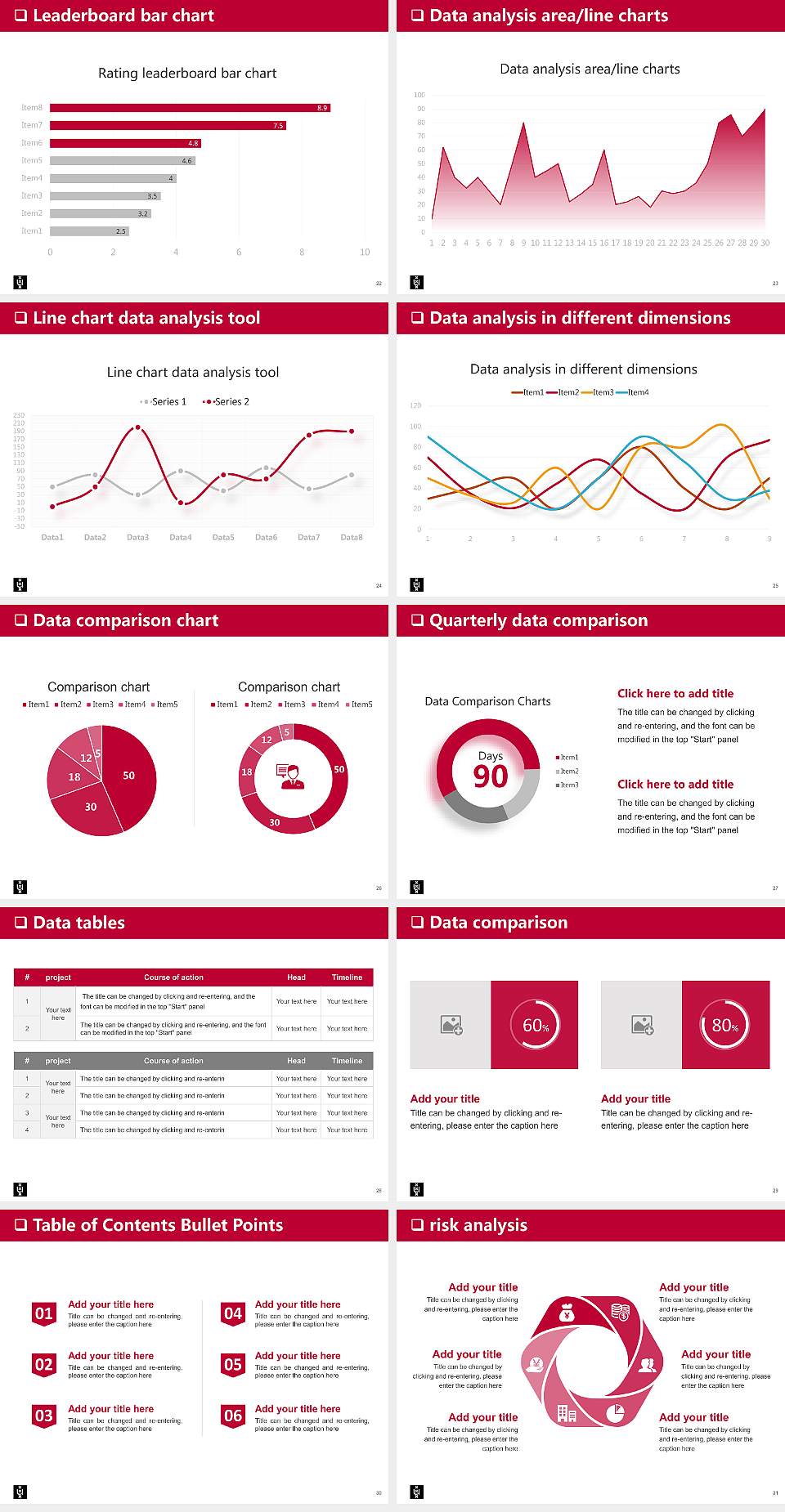 University of Amsterdam General Purpose PPT Template4:3 ratio PPT effect preview image4