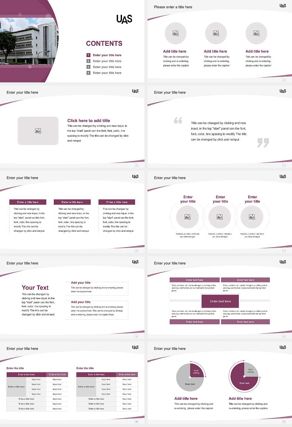 University of the Arts Singapore Course/Courseware Creation PPT Template16:9 ratio PPT effect preview image2