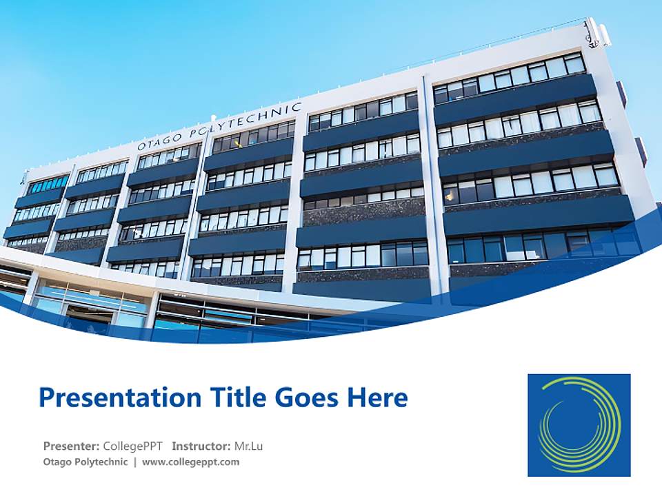 Otago Polytechnic Course/Courseware Creation PPT Template4:3 ratio PPT effect preview image5