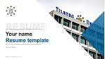 Tilburg University Resume Templat PPT