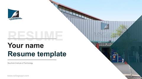 Southern Institute of Technology Resume PPT Template