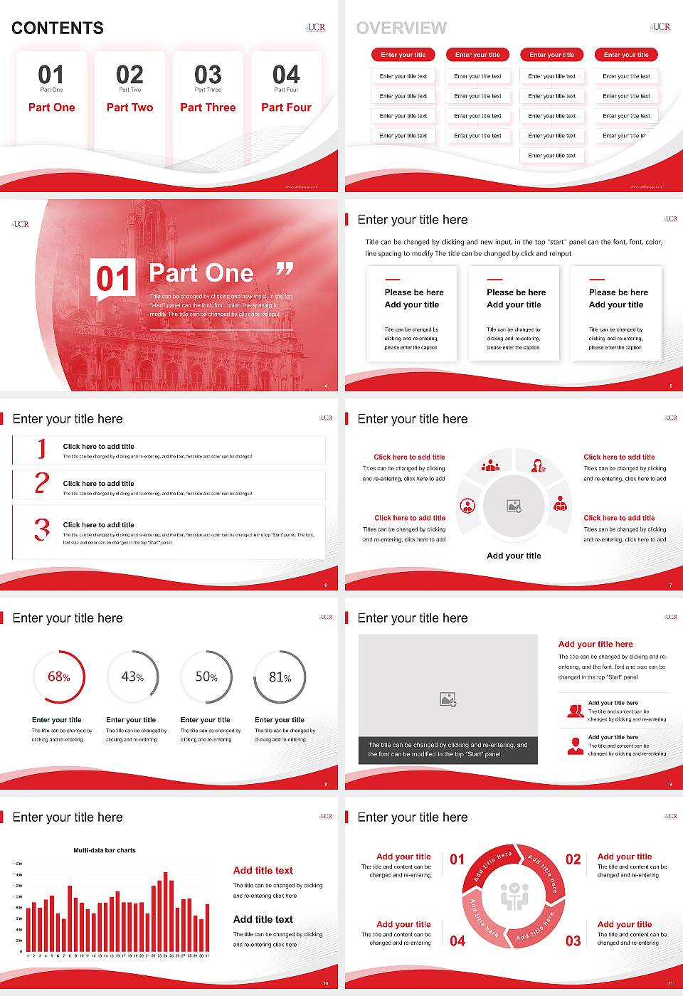 University College Roosevelt Lecture Sharing and Networking Event PPT Template16:9 ratio PPT effect preview image2
