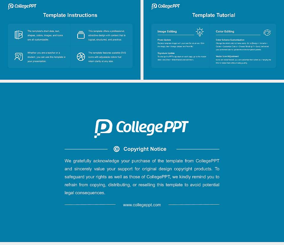 Nelson Marlborough Institute of Technology Course/Courseware Creation PPT Template16:9 ratio PPT effect preview image5