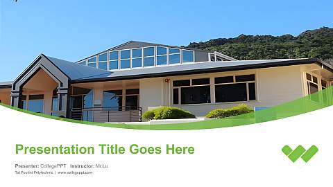 Tai Poutini Polytechnic Course/Courseware Creation PPT Template