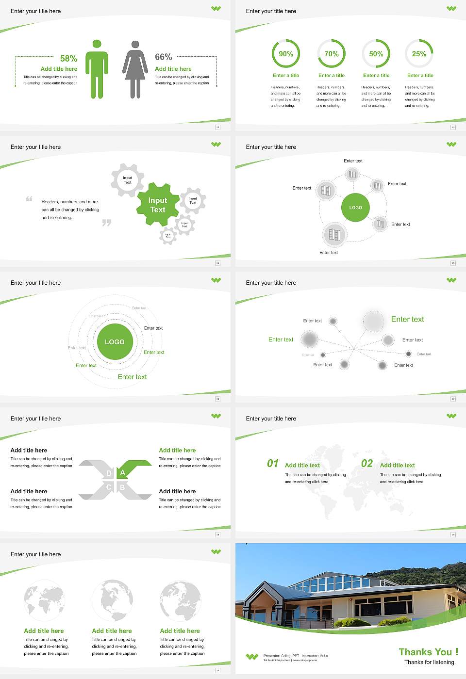 Tai Poutini Polytechnic Course/Courseware Creation PPT Template16:9 ratio PPT effect preview image4