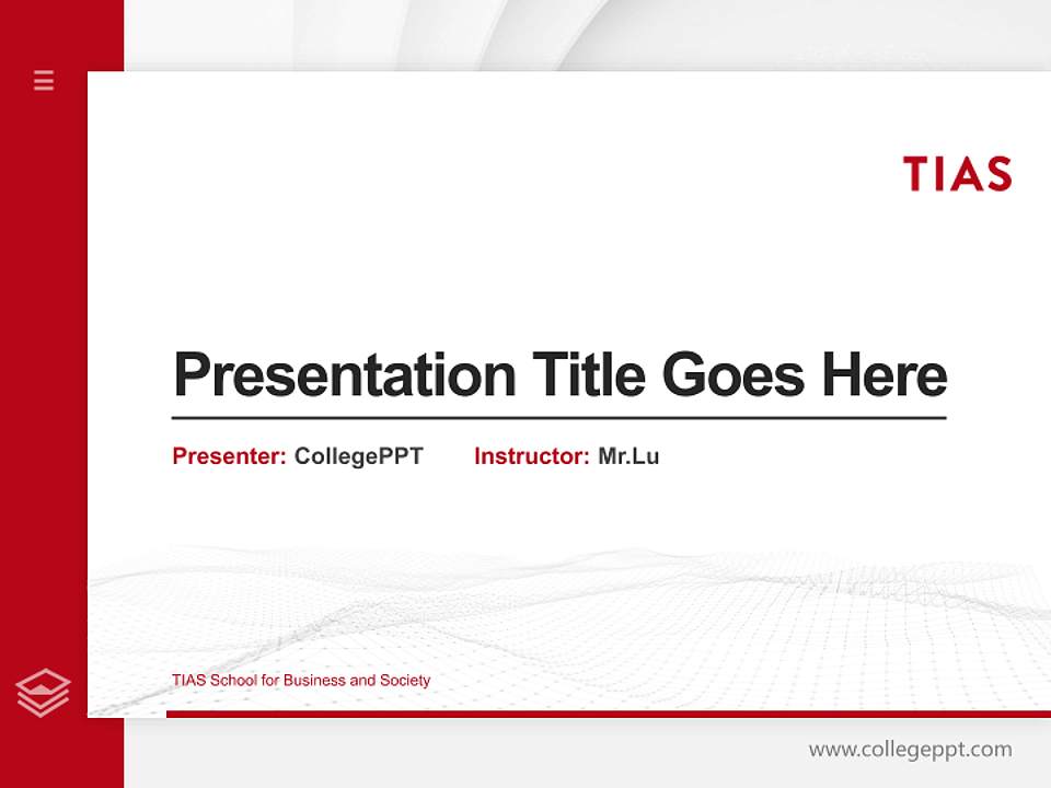 TIAS School for Business and Society Thesis Proposal/Graduation Defense PPT Template4:3 ratio PPT effect preview image5