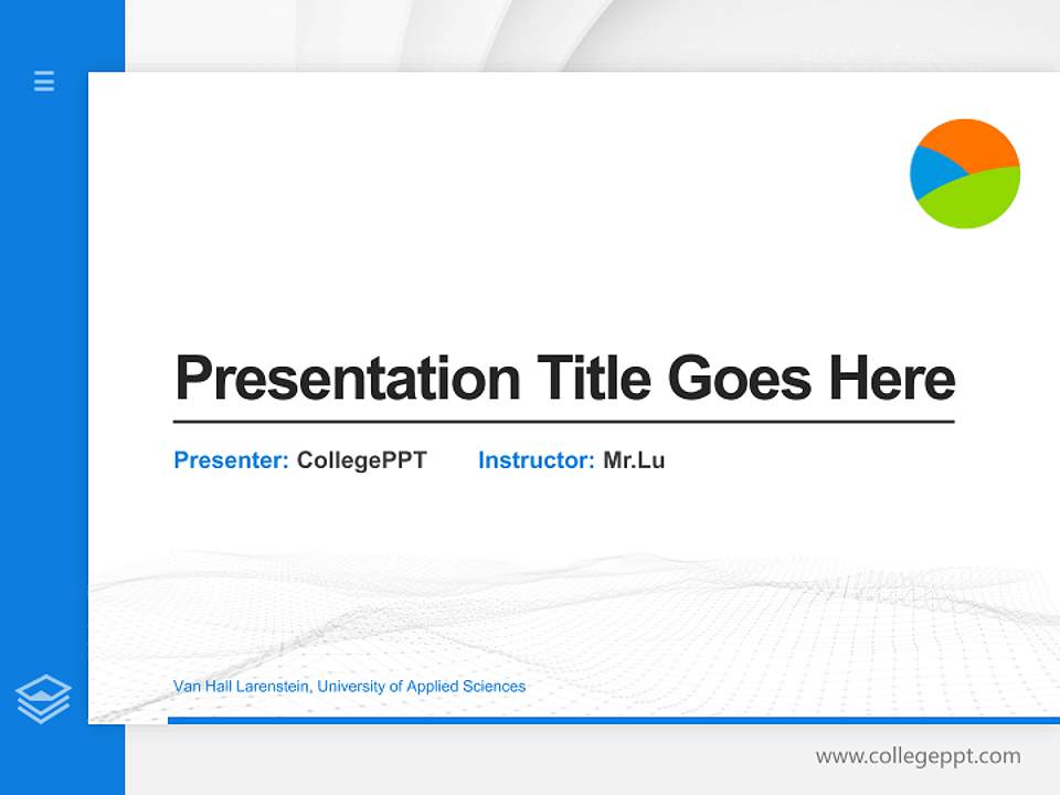 Van Hall Larenstein, University of Applied Sciences Thesis Proposal/Graduation Defense PPT Template4:3 ratio PPT effect preview image5