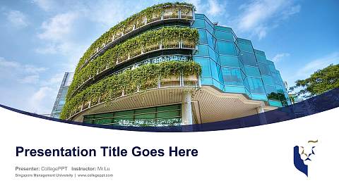 Singapore Management University Course/Courseware Creation PPT Template