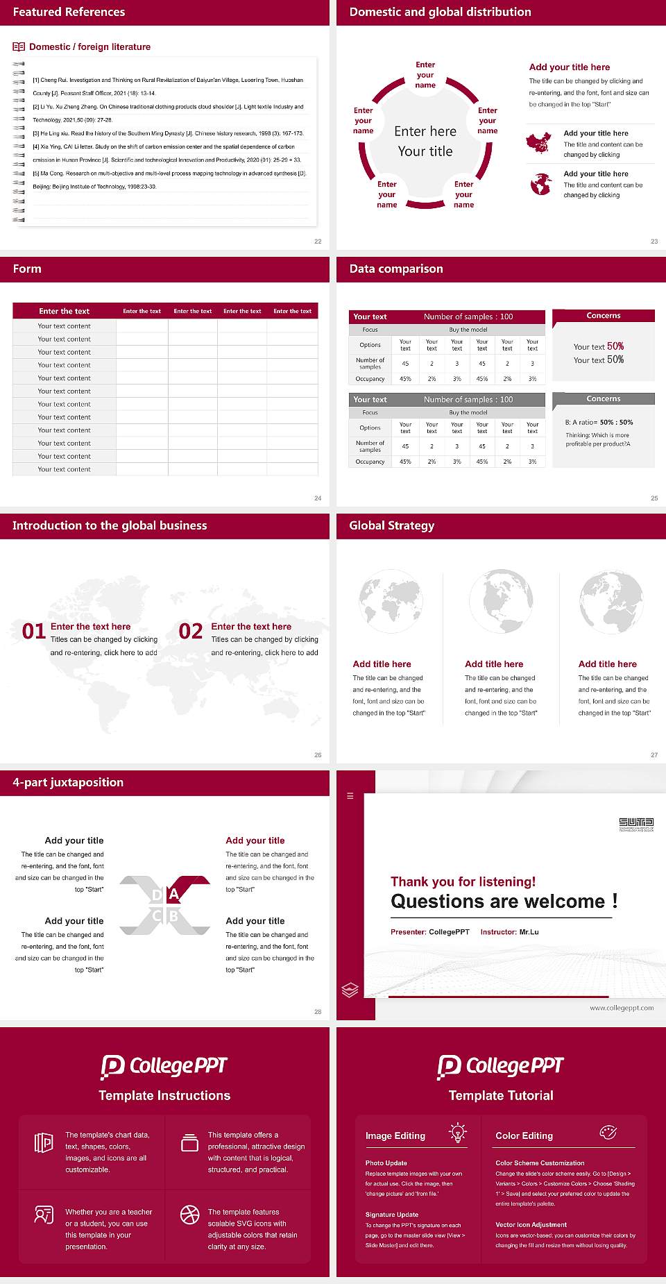 Singapore University of Technology and Design Thesis Proposal/Graduation Defense PPT Template4:3 ratio PPT effect preview image4