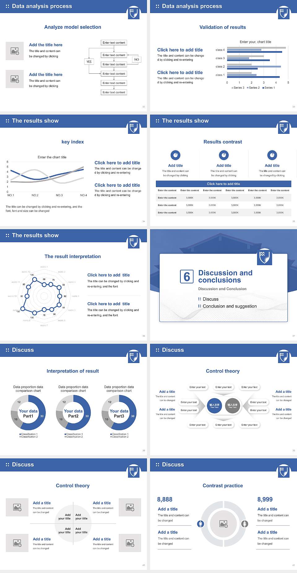 Eastern Institute of Technology Graduation Thesis Defense PPT Template4:3 ratio PPT effect preview image5