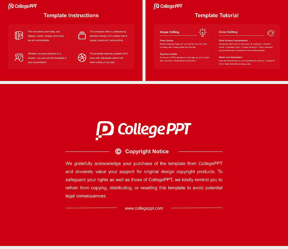 University of Canterbury Course/Courseware Creation PPT Template16:9 ratio PPT effect preview image5