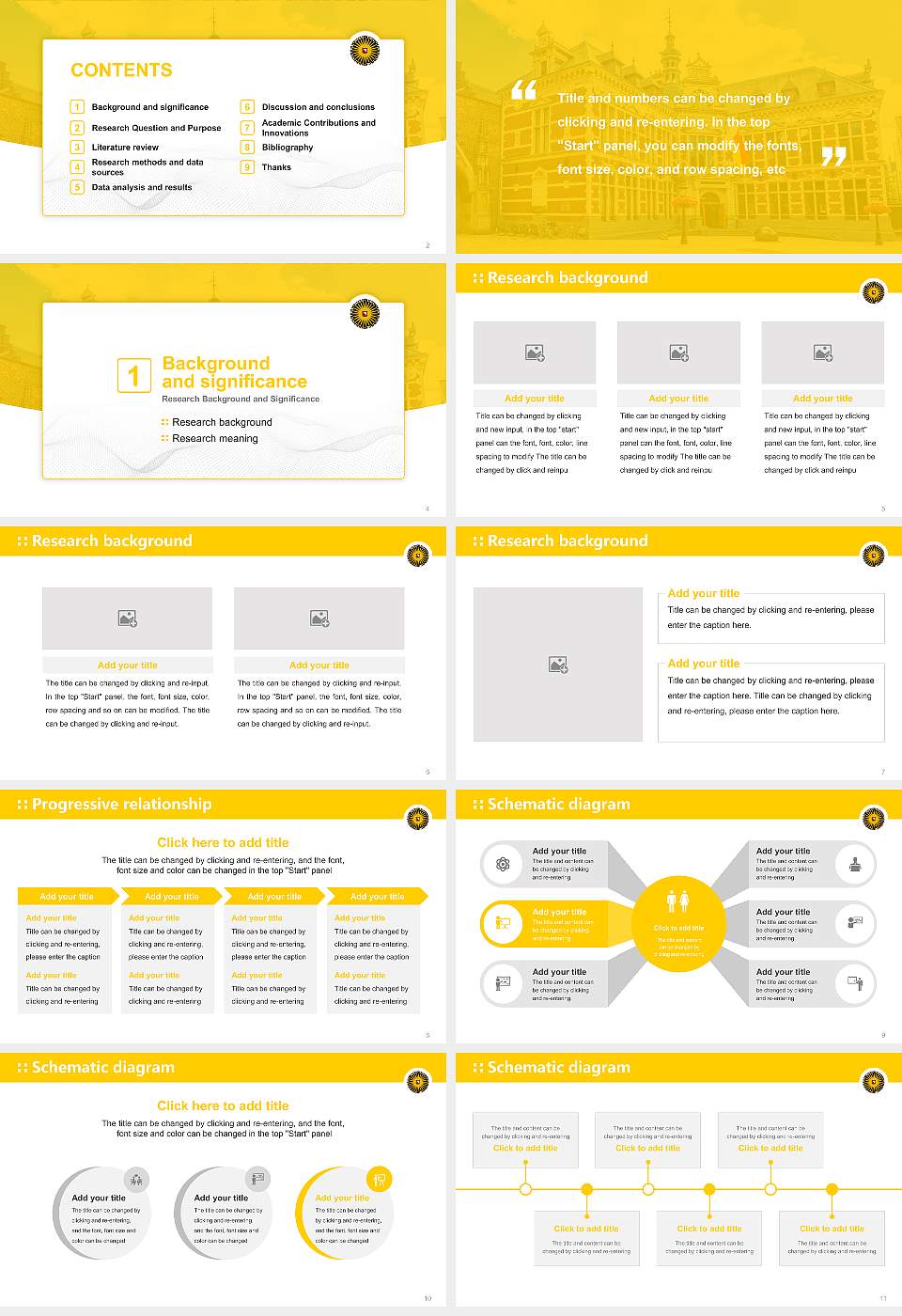 Utrecht University Graduation Thesis Defense PPT Template16:9 ratio PPT effect preview image2