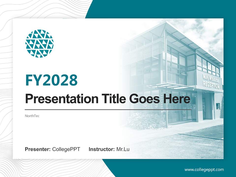 NorthTec Academic Presentation/Research Findings Report PPT Template4:3 ratio PPT effect preview image5