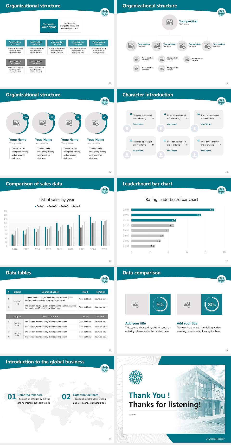 NorthTec Academic Presentation/Research Findings Report PPT Template4:3 ratio PPT effect preview image4