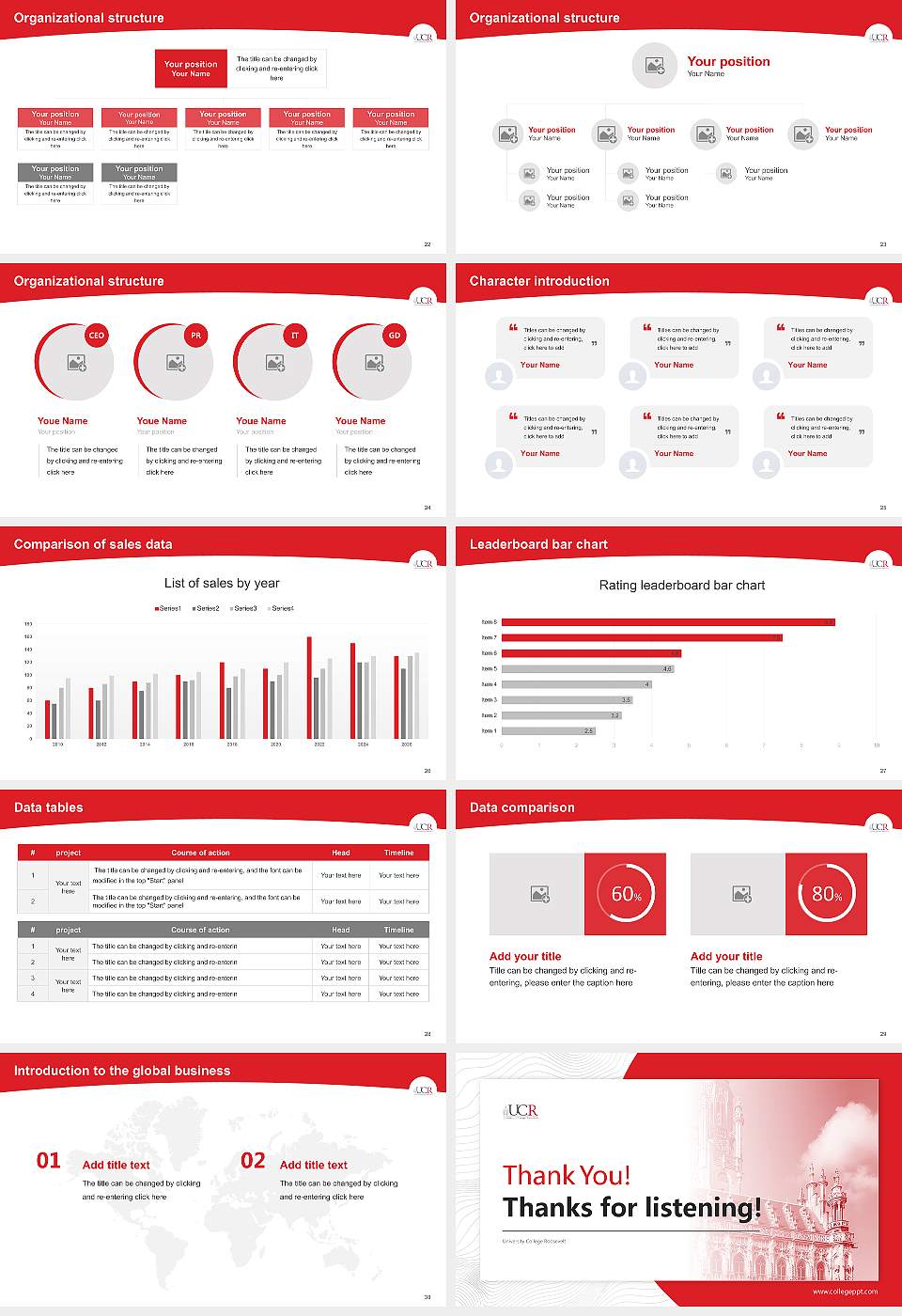 University College Roosevelt Academic Presentation/Research Findings Report PPT Template16:9 ratio PPT effect preview image4