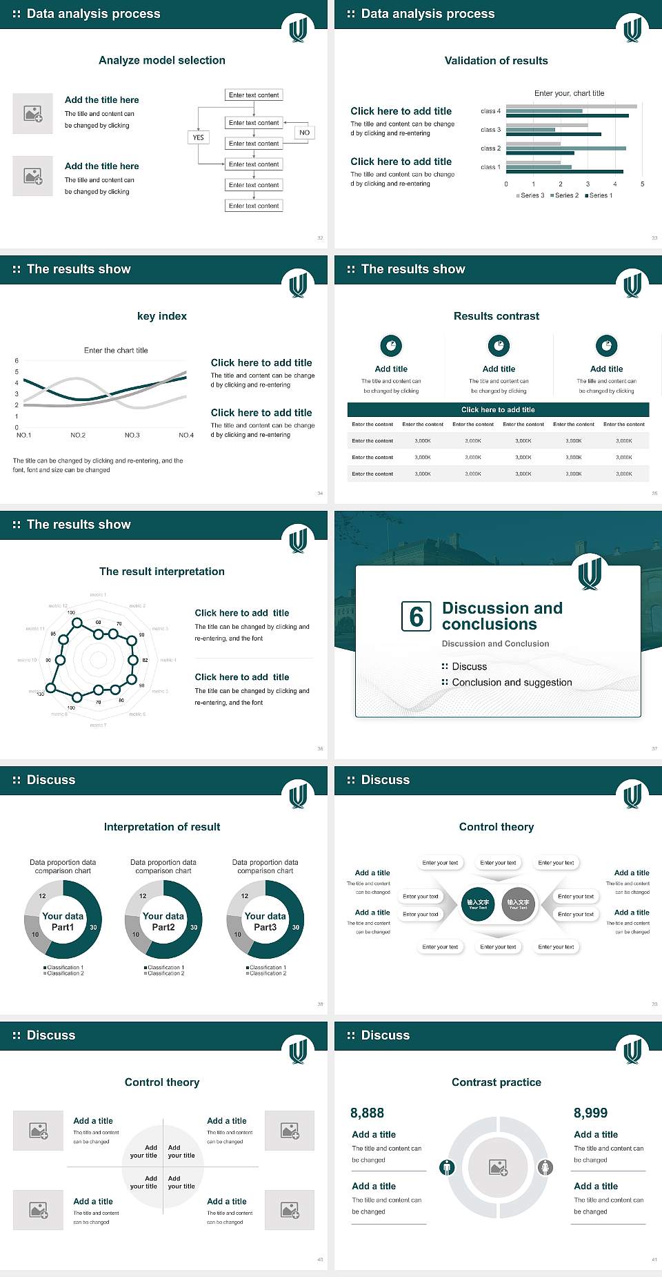 Unitec Institute of Technology Graduation Thesis Defense PPT Template4:3 ratio PPT effect preview image5
