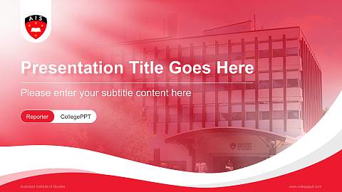 Auckland Institute of Studies Lecture Sharing and Networking Event PPT Template