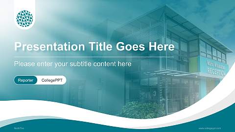 NorthTec Lecture Sharing and Networking Event PPT Template