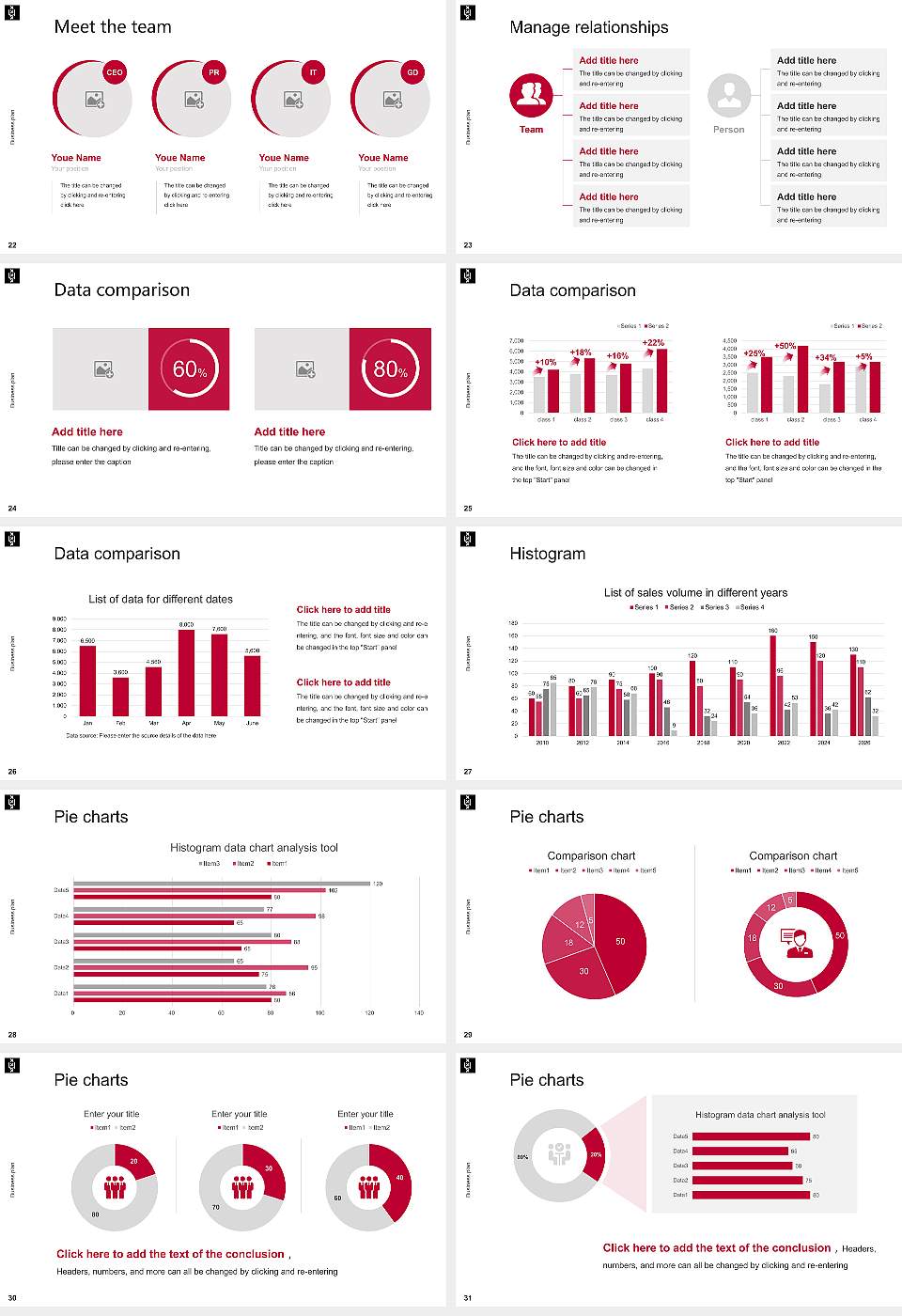 University of Amsterdam Competition/Entrepreneurship Contest PPT Template16:9 ratio PPT effect preview image4