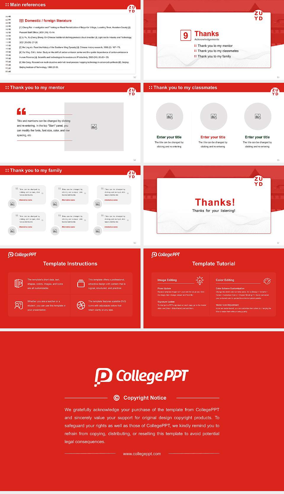Zuyd University of Applied Sciences Graduation Thesis Defense PPT Template16:9 ratio PPT effect preview image7
