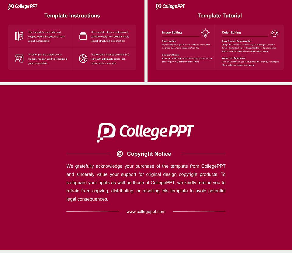 Singapore University of Technology and Design Course/Courseware Creation PPT Template16:9 ratio PPT effect preview image5