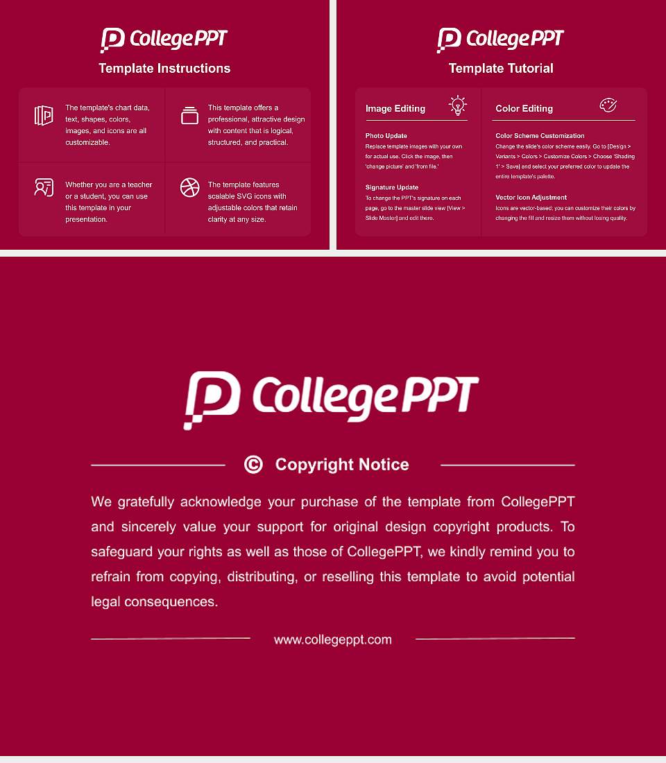 Singapore University of Technology and Design Course/Courseware Creation PPT Template4:3 ratio PPT effect preview image5