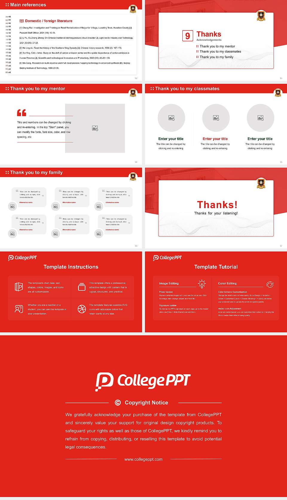 University of Waikato Graduation Thesis Defense PPT Template16:9 ratio PPT effect preview image7