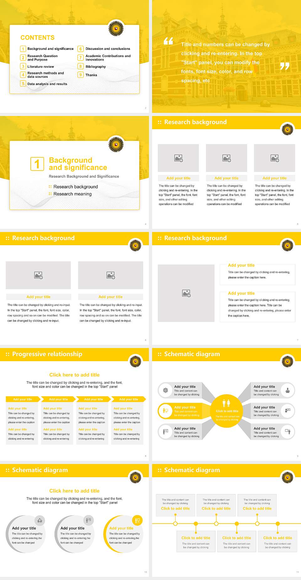 Utrecht University Graduation Thesis Defense PPT Template4:3 ratio PPT effect preview image2