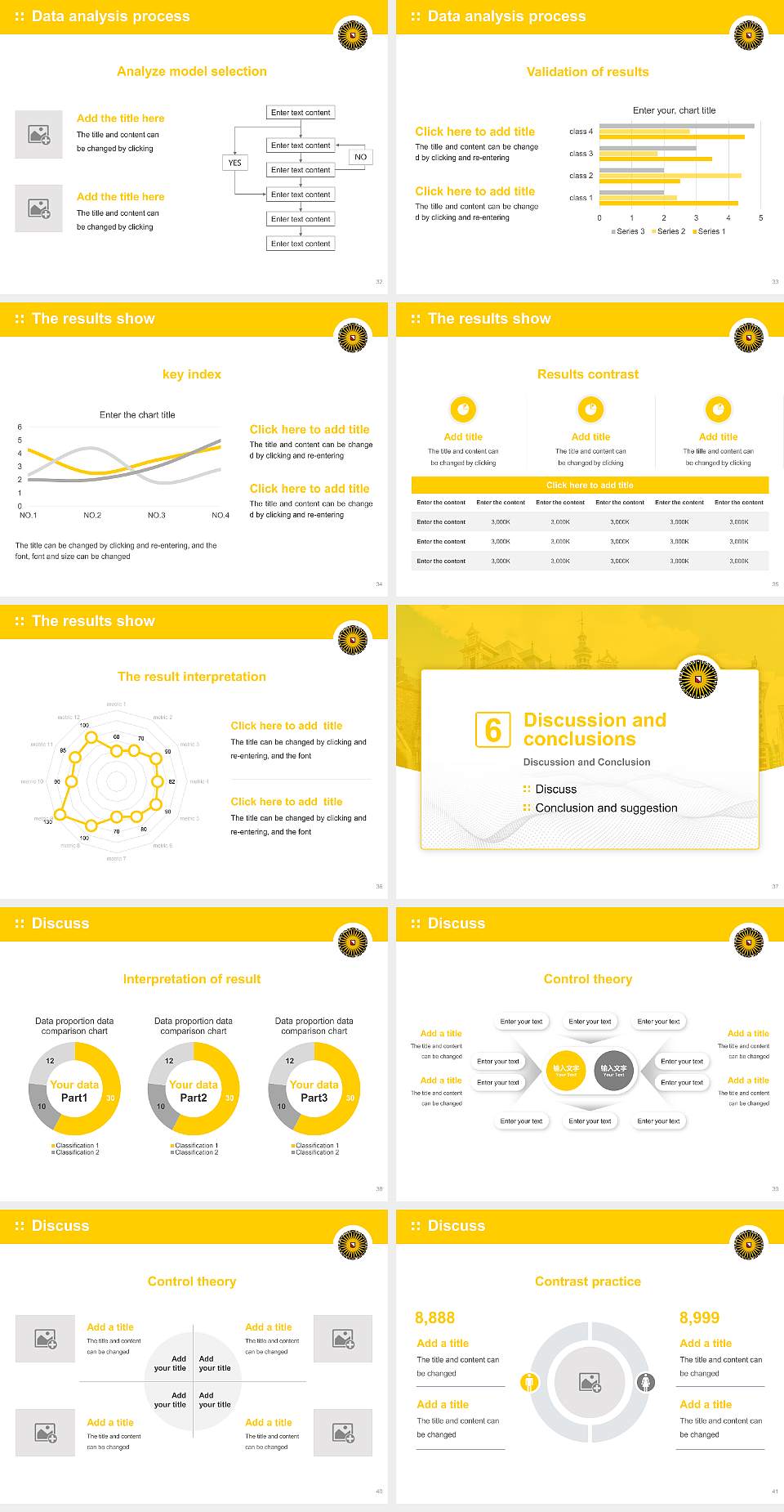 Utrecht University Graduation Thesis Defense PPT Template4:3 ratio PPT effect preview image5
