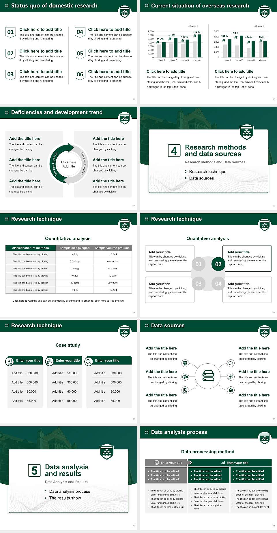 Victoria University of Wellington Graduation Thesis Defense PPT Template4:3 ratio PPT effect preview image4