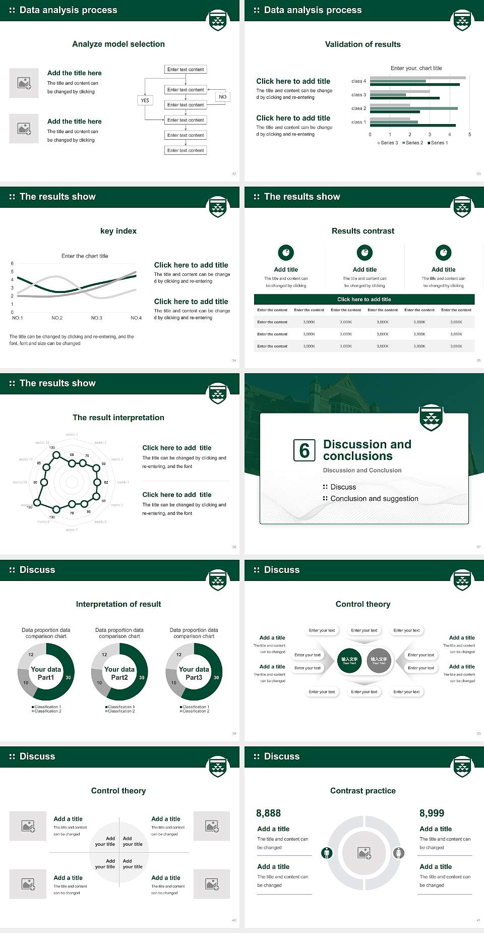 Victoria University of Wellington Graduation Thesis Defense PPT Template4:3 ratio PPT effect preview image5