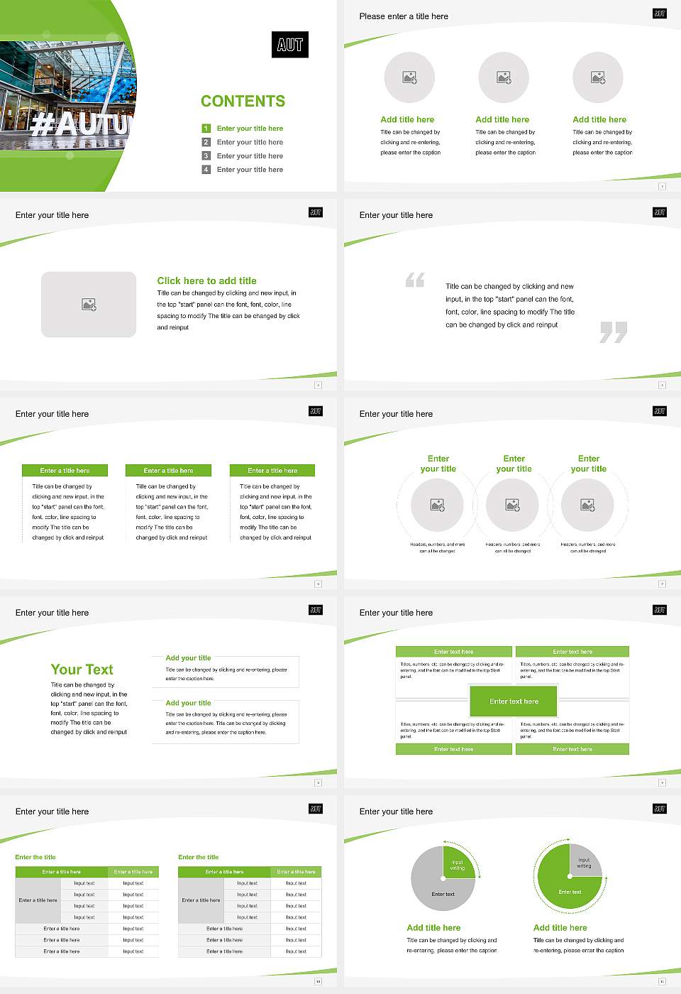 Auckland University of Technology Course/Courseware Creation PPT Template16:9 ratio PPT effect preview image2