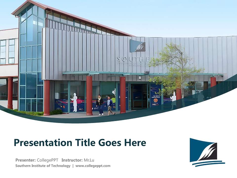 Southern Institute of Technology Course/Courseware Creation PPT Template4:3 ratio PPT effect preview image5