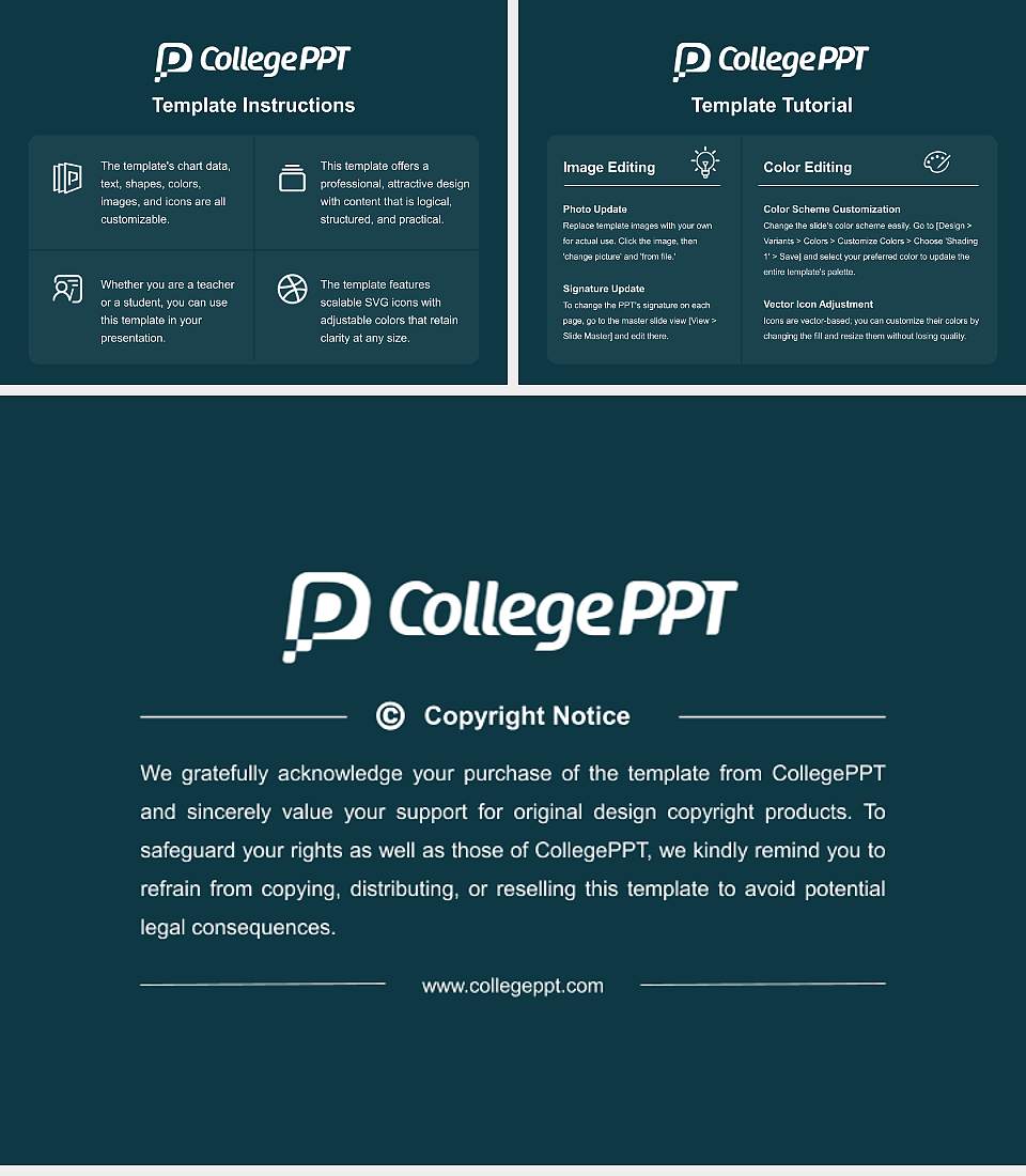 Southern Institute of Technology Course/Courseware Creation PPT Template4:3 ratio PPT effect preview image5
