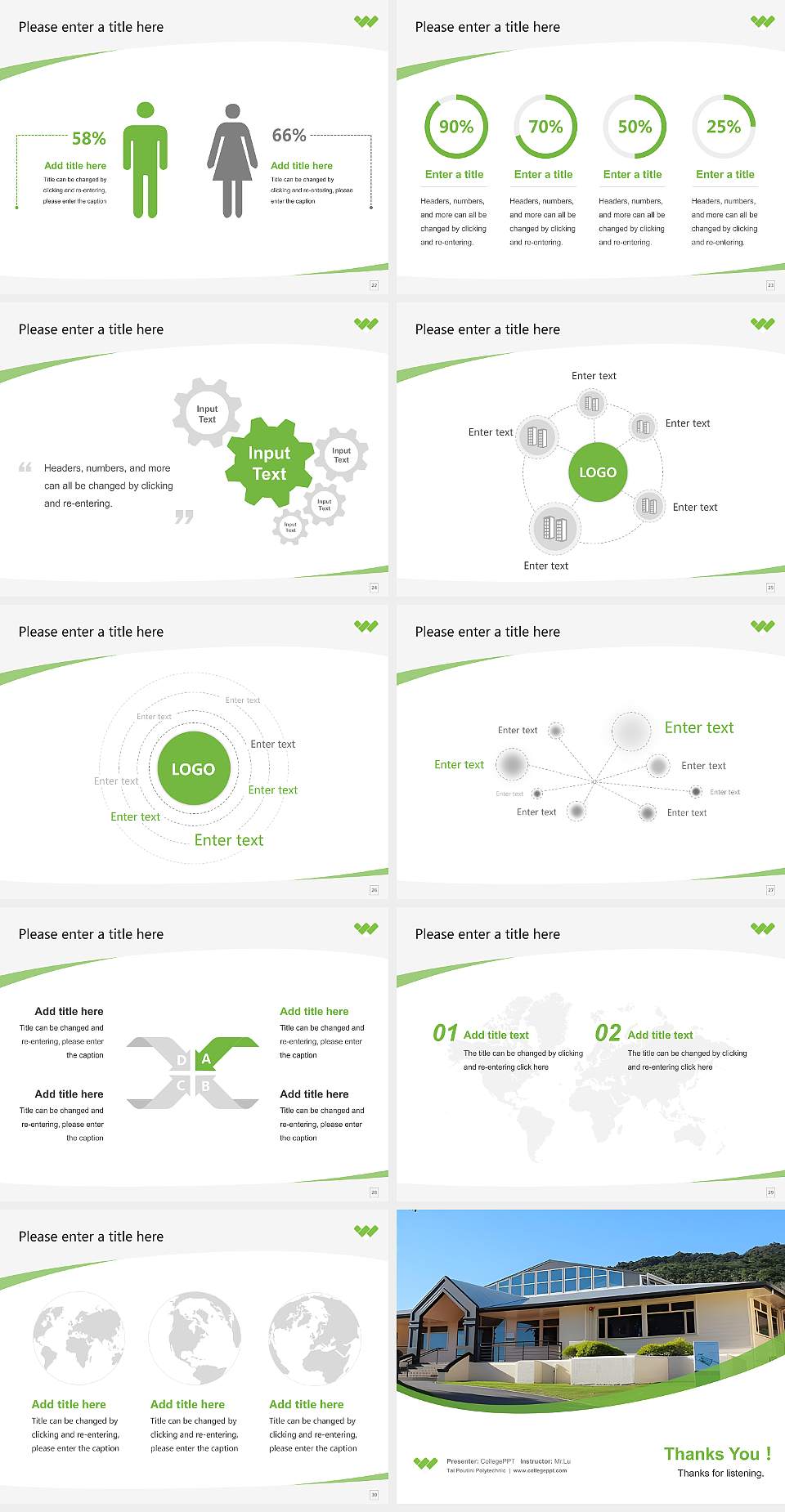 Tai Poutini Polytechnic Course/Courseware Creation PPT Template4:3 ratio PPT effect preview image4