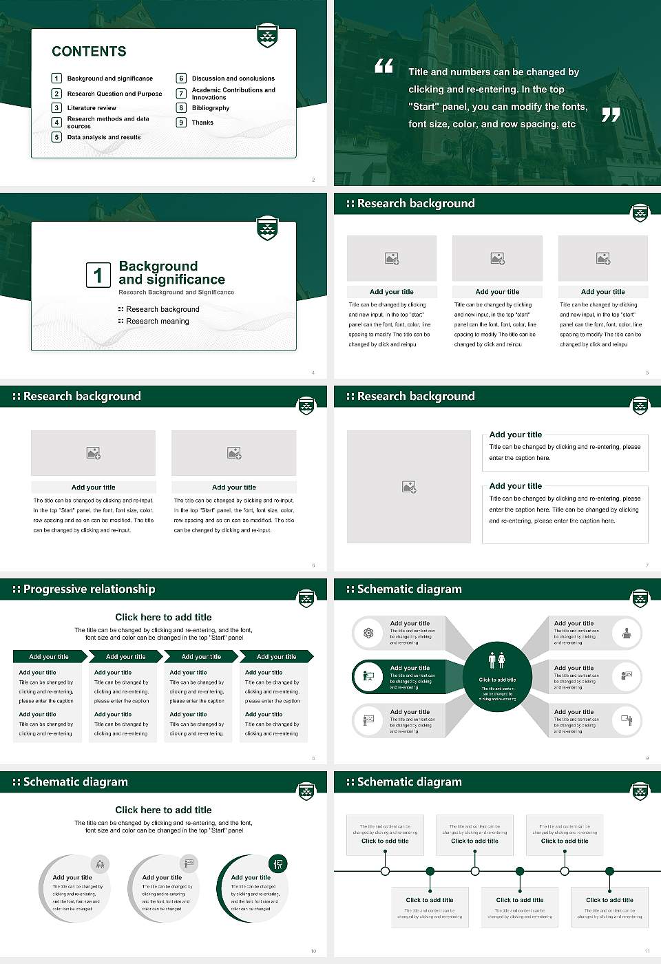 Victoria University of Wellington Graduation Thesis Defense PPT Template16:9 ratio PPT effect preview image2