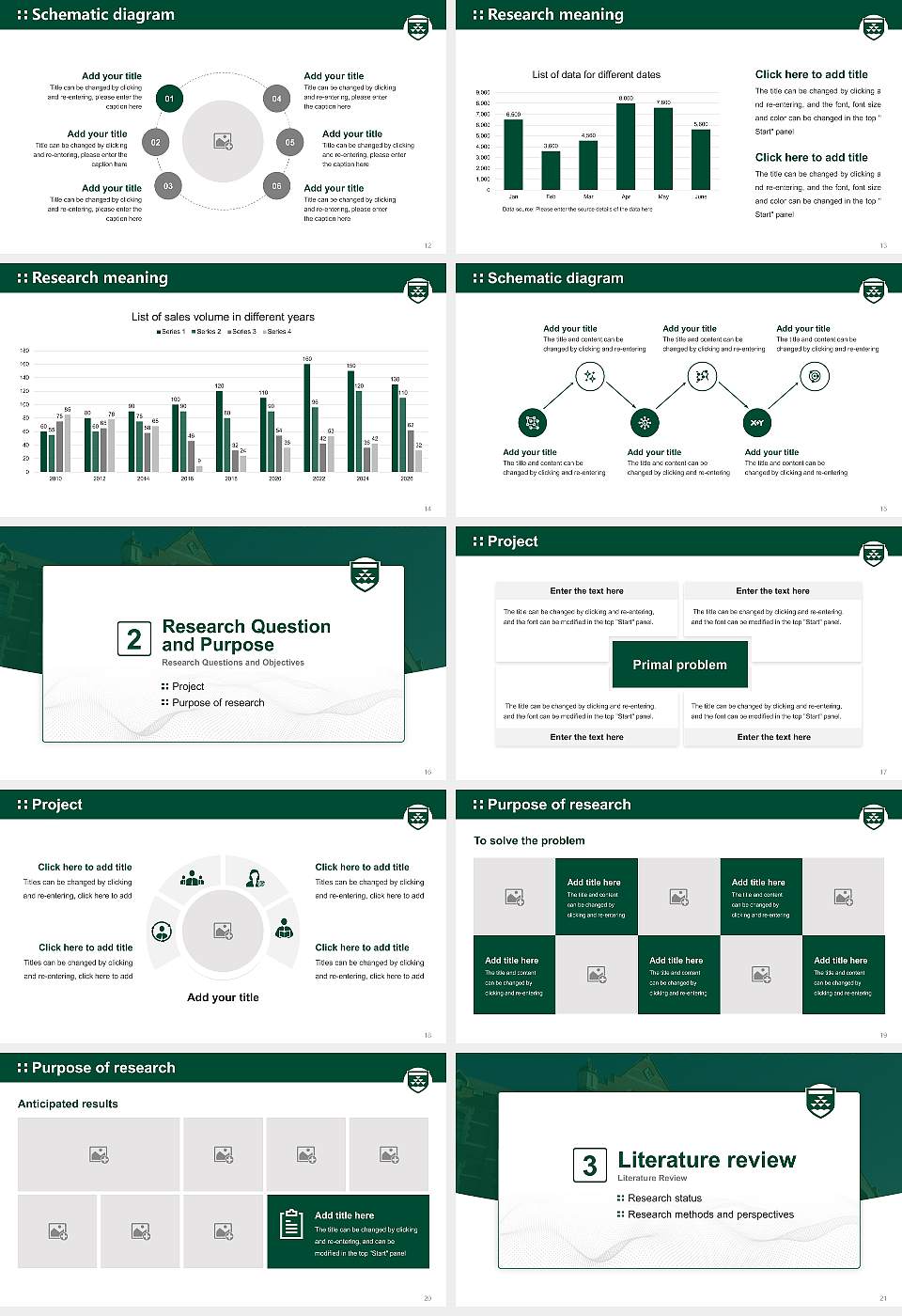 Victoria University of Wellington Graduation Thesis Defense PPT Template16:9 ratio PPT effect preview image3